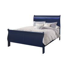 Load image into Gallery viewer, Charlston - Modern Sleigh Design Bed With LED