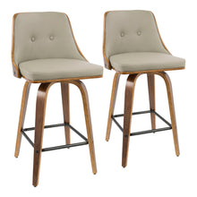 Load image into Gallery viewer, Gianna - Mid Century Modern Counter Stool (Set of 2)