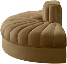 Load image into Gallery viewer, Rummi - Velvet Performance Fabric Upholstered 2 Piece Rounded Modular Loveseat