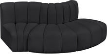 Load image into Gallery viewer, Arc - Faux Leather 3 Piece Modular Sofa