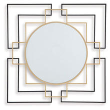 Load image into Gallery viewer, Oceanal - Accent Mirror - Black / Gold Finish