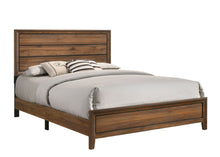 Load image into Gallery viewer, Kennedy - Queen Panel Bed In A Box With USB - Nutmeg