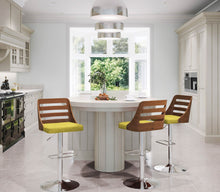 Load image into Gallery viewer, Trevi - Mid Century Modern Adjustable Barstool With Swivel