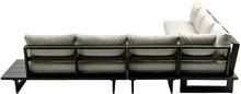 Load image into Gallery viewer, Maldives - 5 Piece Water Resistant Outdoor Patio Modular Sectional With Gray Base