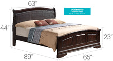 Load image into Gallery viewer, Panel Sleigh Bed Elegantly Crafted