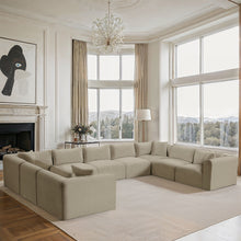 Load image into Gallery viewer, Shaggy - 9 Piece Modular U-Shaped Sectional