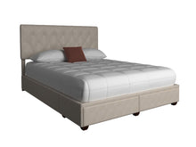 Load image into Gallery viewer, Elise - Upholstered King Storage Bed In A Box - Cream
