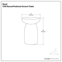 Load image into Gallery viewer, Boyd - Line Accent Table - Black