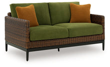 Load image into Gallery viewer, Horizon Hall - Loveseat With Cushion - Brown / Green