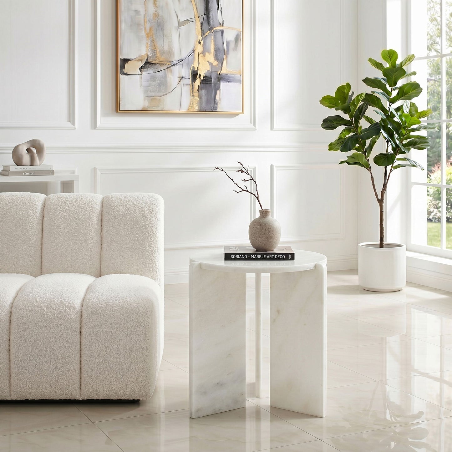 Soriano - Genuine Marble Table