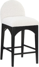 Load image into Gallery viewer, Waldorf - Boucle Stool With Black Legs