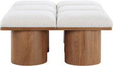 Load image into Gallery viewer, Pavilion - 6 Piece Modular Bench With Brown Base