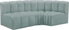 Load image into Gallery viewer, Arc - Faux Leather 3 Piece Sofa