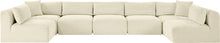 Load image into Gallery viewer, Shaggy - 7 Piece Modular U-Shaped Armless Sectional