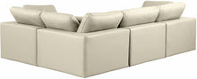 Load image into Gallery viewer, Comfy - 4 Piece Faux Leather Modular Sectional