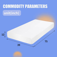 Load image into Gallery viewer, Artemisia 8" & 12" Twin XL Extra Long Memory Foam Mattress