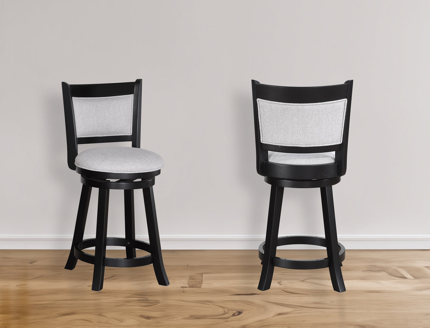 Cecil Swivel Pub Stool Dove Knockdown