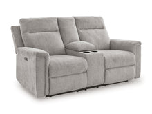 Load image into Gallery viewer, Barnsana - Dbl Power Reclining Loveseat With Console