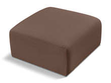 Load image into Gallery viewer, Arc - Faux Leather Ottoman