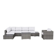 Load image into Gallery viewer, Stylish Entertainment Sectional Set, Outdoor Living