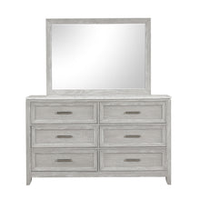 Load image into Gallery viewer, Fiona - Landscape Mirror - Mist Gray