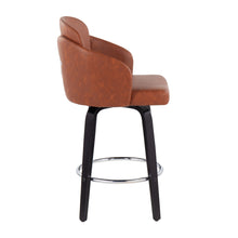 Load image into Gallery viewer, Dahlia - Contemporary Counter Stool Round Footrest (Set of 2)