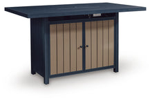 Load image into Gallery viewer, East Beach - Rectangular Bar Table With Fire Pit - Blue