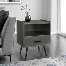 Load image into Gallery viewer, Modern Accent Table With Storage Drawer