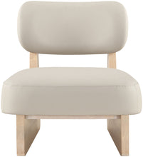 Load image into Gallery viewer, Vetra - Vegan Leather Upholstered Accent Chair With Natural Base