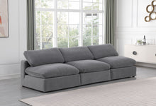 Load image into Gallery viewer, Comfy - Velvet Modular Armless Sofa 3 Seats