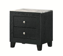 Load image into Gallery viewer, Crown Mark Furniture Cadence 2 Drawer Nightstand in Black image