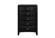 Load image into Gallery viewer, Linda - 5 Piece Full Bedroom Set - Black