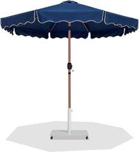 Load image into Gallery viewer, Amalfi - Aluminum Patio Umbrella - White Base / Light Brown Pole
