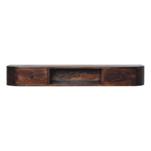 Load image into Gallery viewer, Lunar - 2 Drawer Floating Console - Chestnut