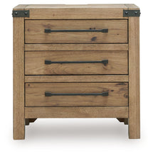 Load image into Gallery viewer, Ridgester - Three Drawer Night Stand - Light Brown