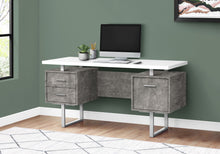 Load image into Gallery viewer, Computer Desk For Home Office, Laptop, Left, Right Set - Up, Storage Drawers, Contemporary & Modern