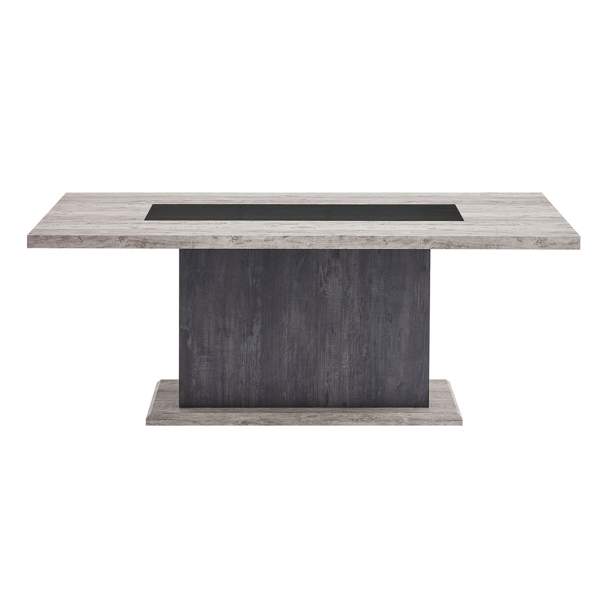 D8030DT - Dining Table Top - Black / Brown