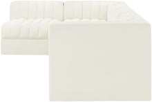 Load image into Gallery viewer, Rummi - Velvet Performance Fabric Upholstered 5 Piece Modular Sectional, L-Shaped (Right)