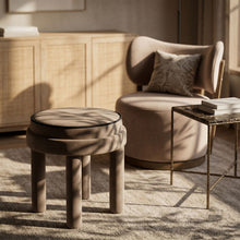 Load image into Gallery viewer, Velin - Velvet Ottoman / Stool