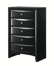 Load image into Gallery viewer, Crown Mark Furniture Fallon 5 Drawer Chest in Black image