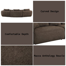 Load image into Gallery viewer, Bash - Anthology Boucle Sofa With Pillows - Brown