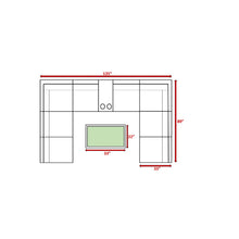 Load image into Gallery viewer, Comfortable Modern Patio Rattan Sectional Set With Cushions