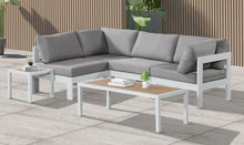 Load image into Gallery viewer, Nizuc - Outdoor Patio 4 Piece Modular Sectional With White Frame