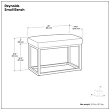 Load image into Gallery viewer, Reynolds - Contemporary Bench