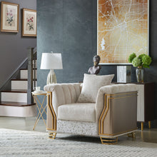 Load image into Gallery viewer, Chateau - Chair - Cream / Brown