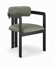 Load image into Gallery viewer, Aurum - Vegan Leather Upholstered Dining Chair With Graphite Black Base (Set of 2)