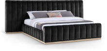 Load image into Gallery viewer, Amara - Velvet Upholstered Bed