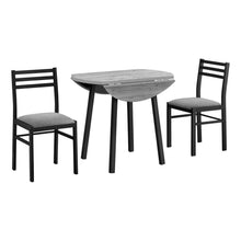 Load image into Gallery viewer, 3 Pieces Dining Table Set, Small, Drop Leaf, Contemporary & Modern