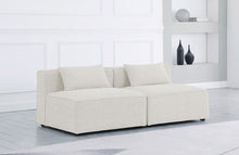 Load image into Gallery viewer, Cube - Linen Modular 2 Seat Armless Sofa