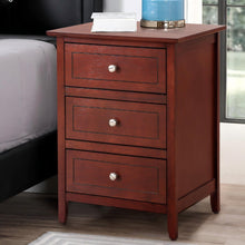 Load image into Gallery viewer, Dove Tailed Drawers 3 Drawer Nightstand